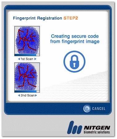 6.2.2. Cadastro de digital