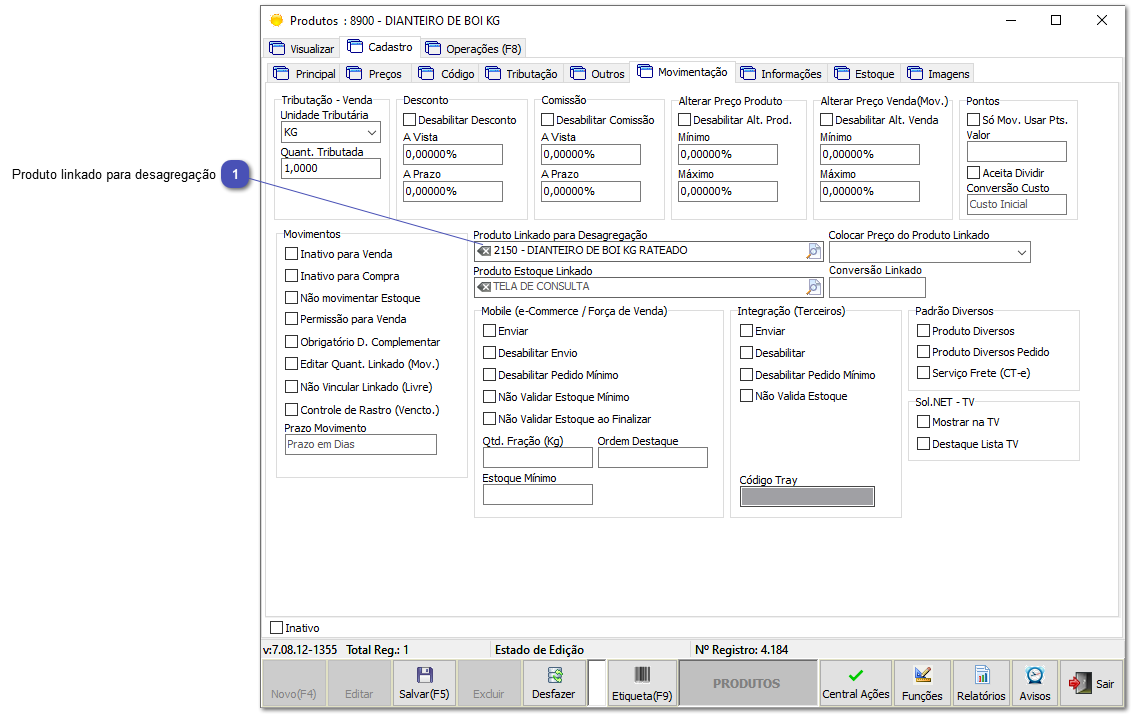 8.6.2. Cadastro do Linkado
