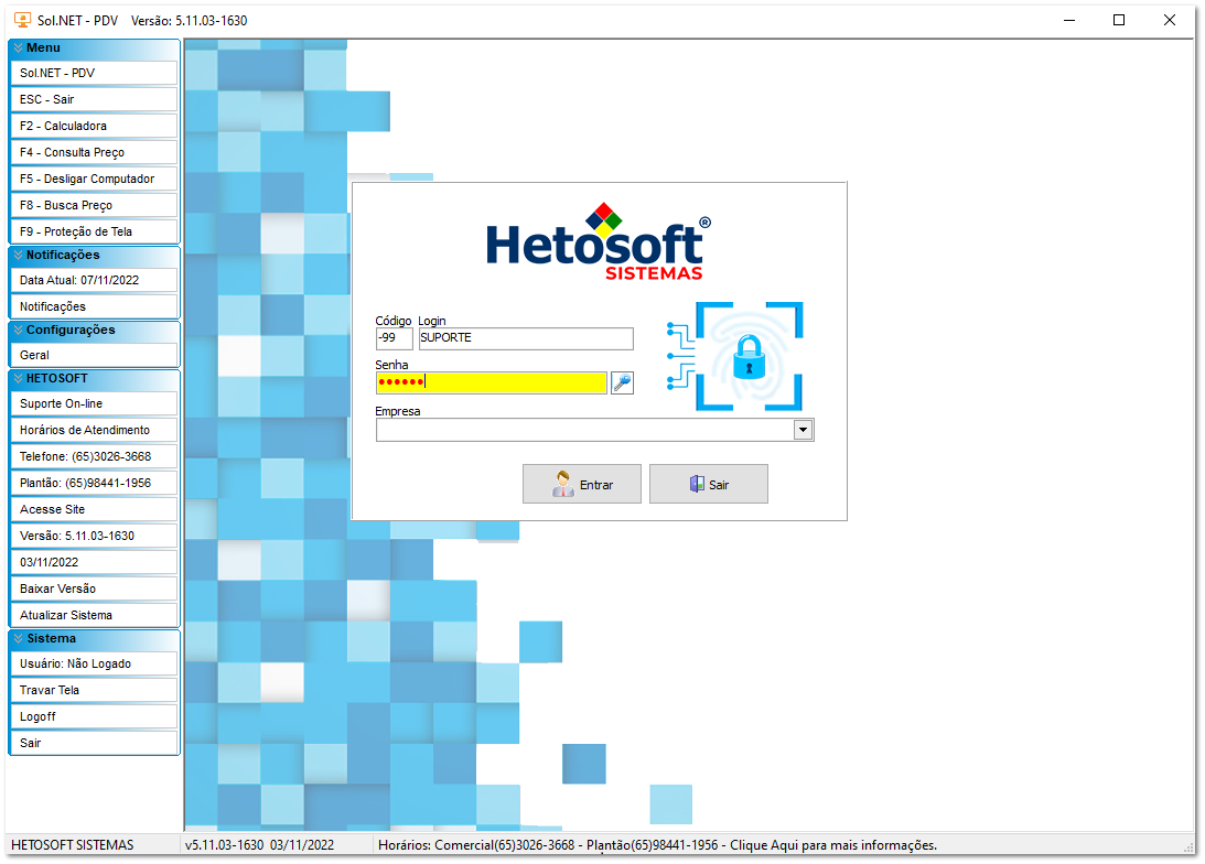 2.2.1. Comunicação PDV - SERVIDOR