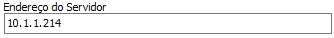 1. Endereço do servidor