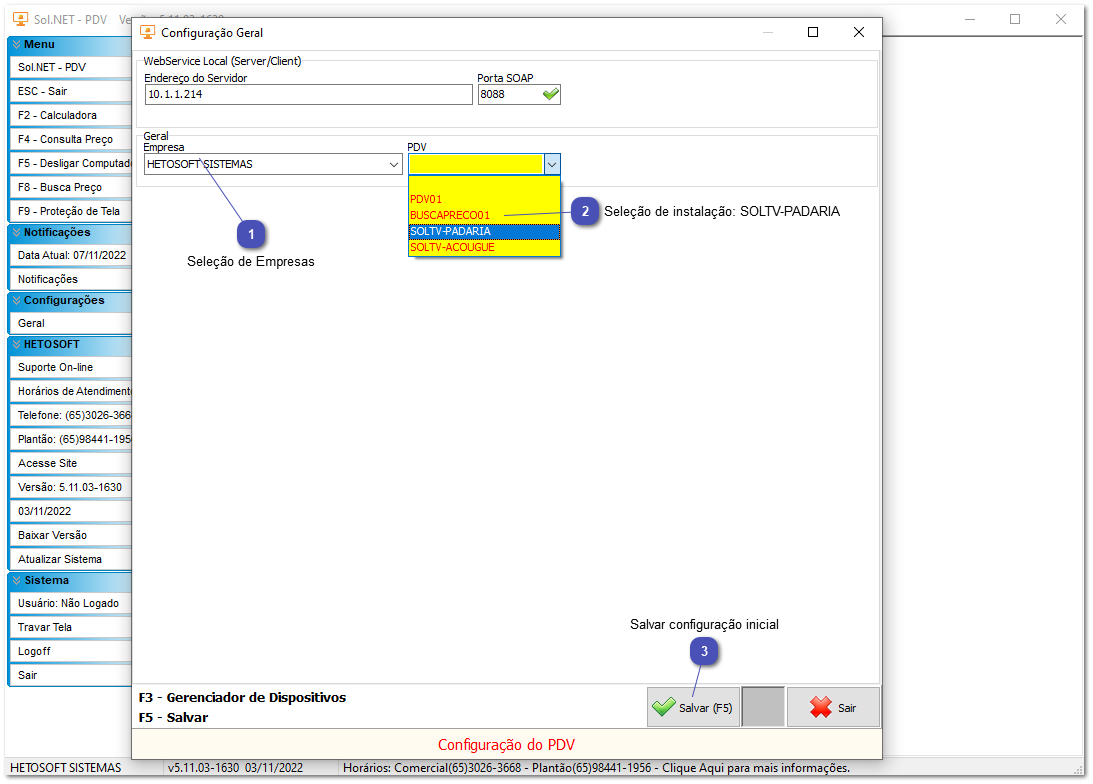 2.4.1. Comunicação SolTV - SERVIDOR