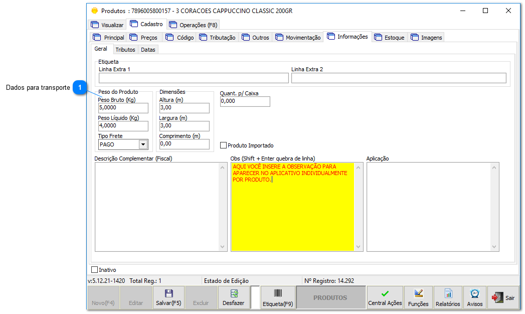 4.1.1. Configuração de Parametros - Empresa 