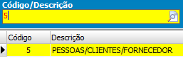 1. Cadastro de Pessoas/Clientes/Fornecedores