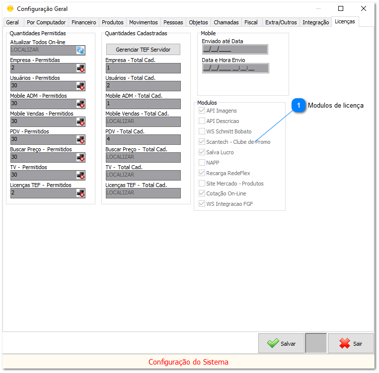 4.2.1. Configuração e ativação de licença