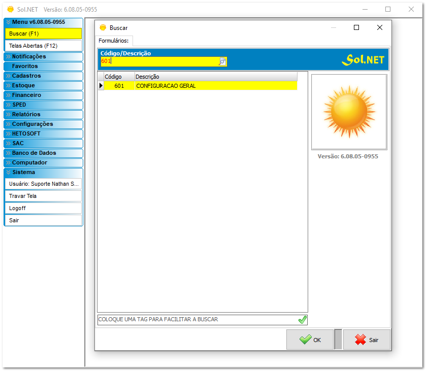 6.14.1. Configuração e cálculos