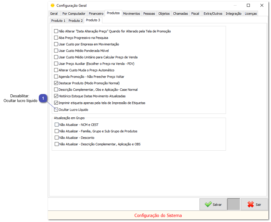 6.14.1. Configuração e cálculos