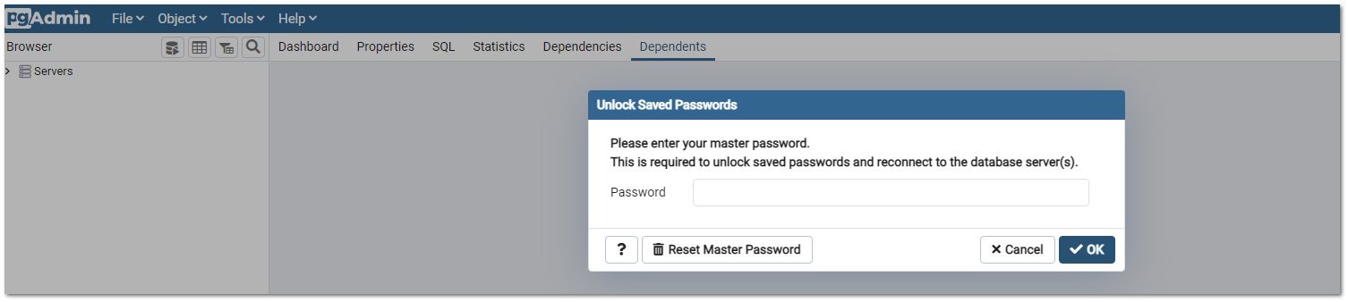 7.1.2. Configurações / Restauração de Banco de Dados
