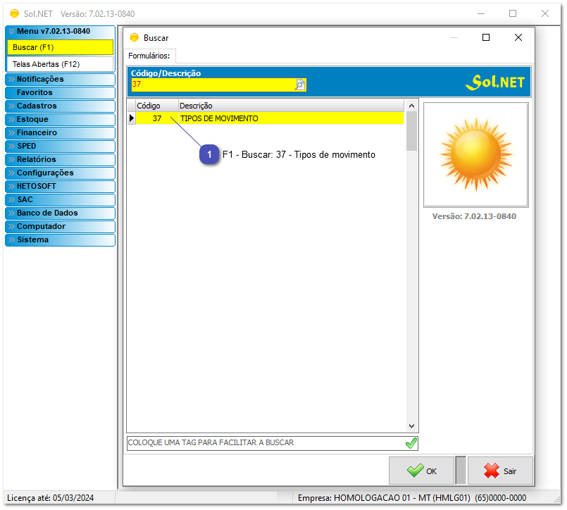 6.15.1. Configurações CashBack