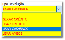 6.15.1. Configurações CashBack