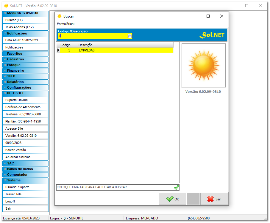 4.7.1. Configurações da Integração