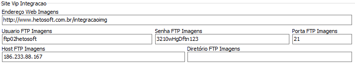 2. Credenciais de acesso ao SiteVIP