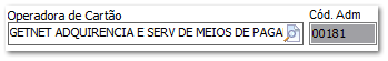 4.3.4. Configurações de Taxas e Tarifas - Forma de pagamento