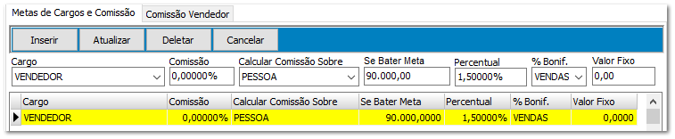 6.11.4. Configurando Metas