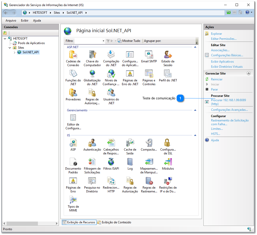 3.1.4. Configurando o IIS