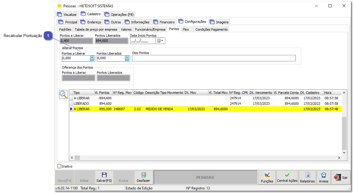 6.8.3. Configurar Tipo de movimento