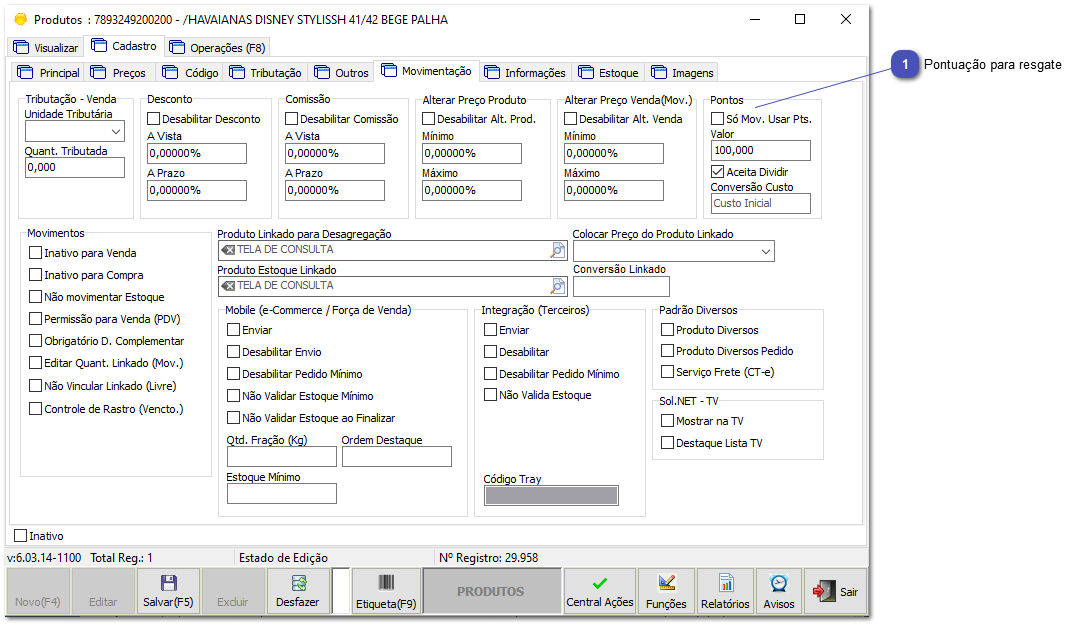 6.8.3. Configurar Tipo de movimento