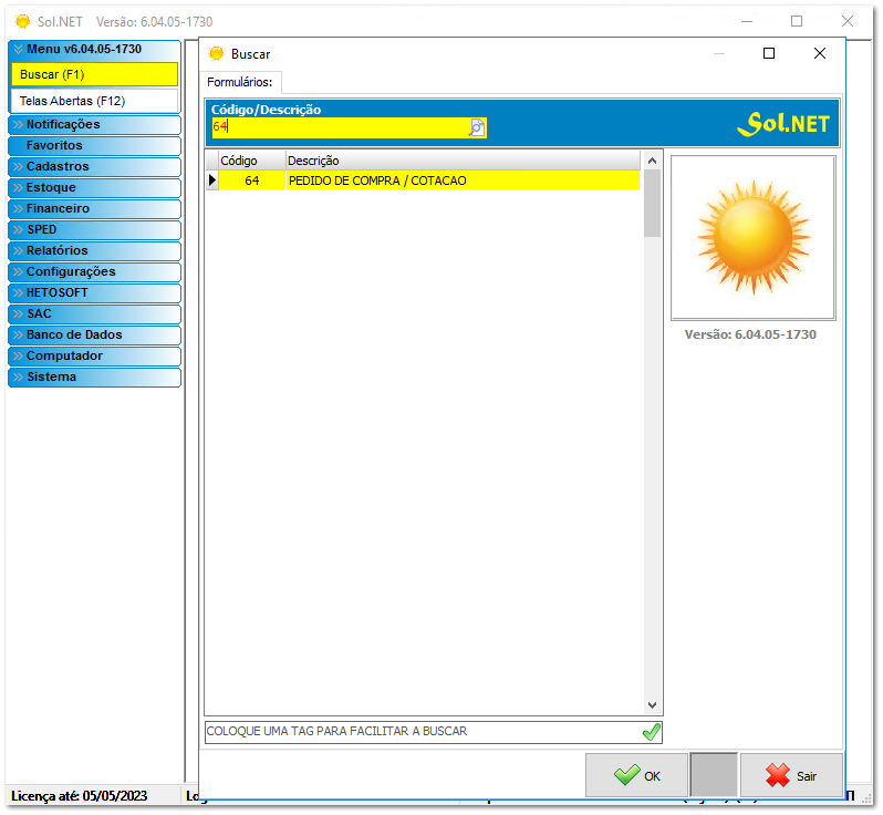 6.13.2. Criando cotação