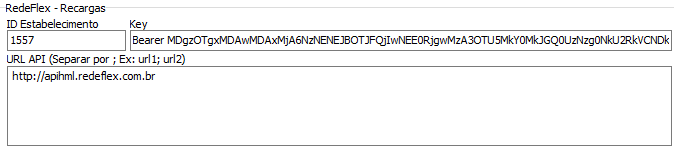 4. Aba Configurações de Credenciais