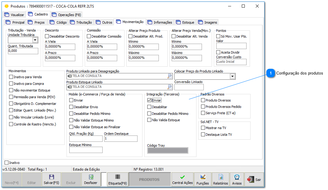 4.4.2. Envio de dados ao Ifood (Sitemercado)