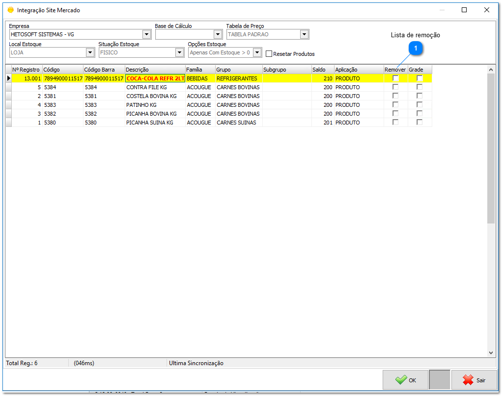 4.4.2. Envio de dados ao Ifood (Sitemercado)