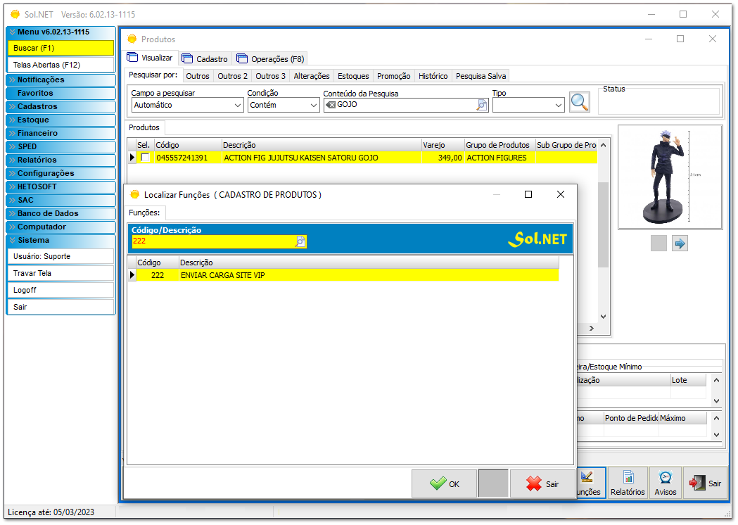 4.9.4. Envio de dados via API (SiteVIP)