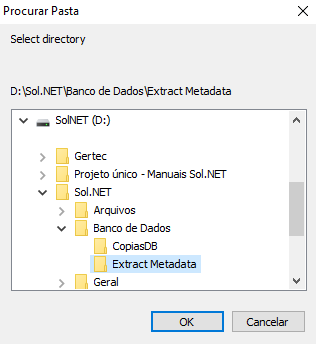 2. Diretório de Extração