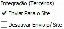 1. Seleção de envio para Site 