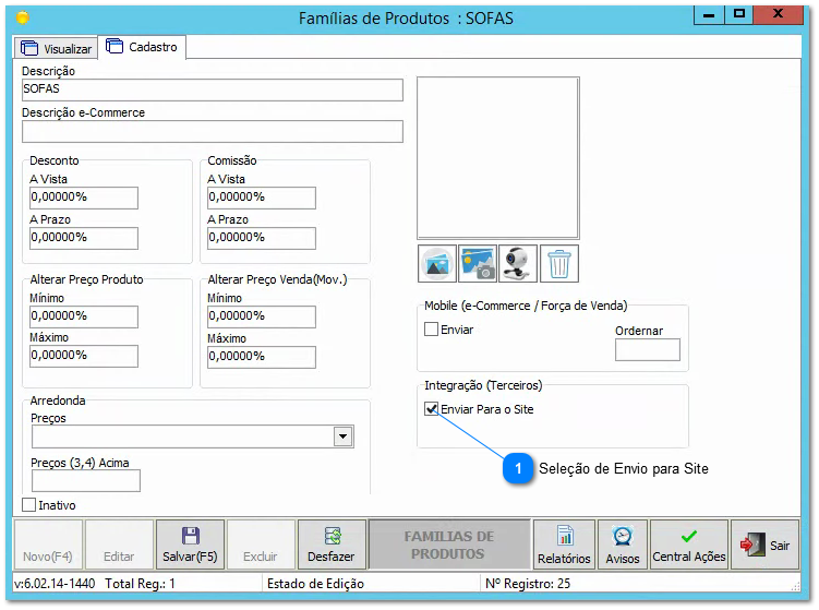 4.8.2. Família de produtos / Grupo de produtos