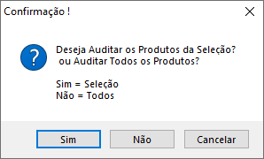 1. Confirmação de Auditoria