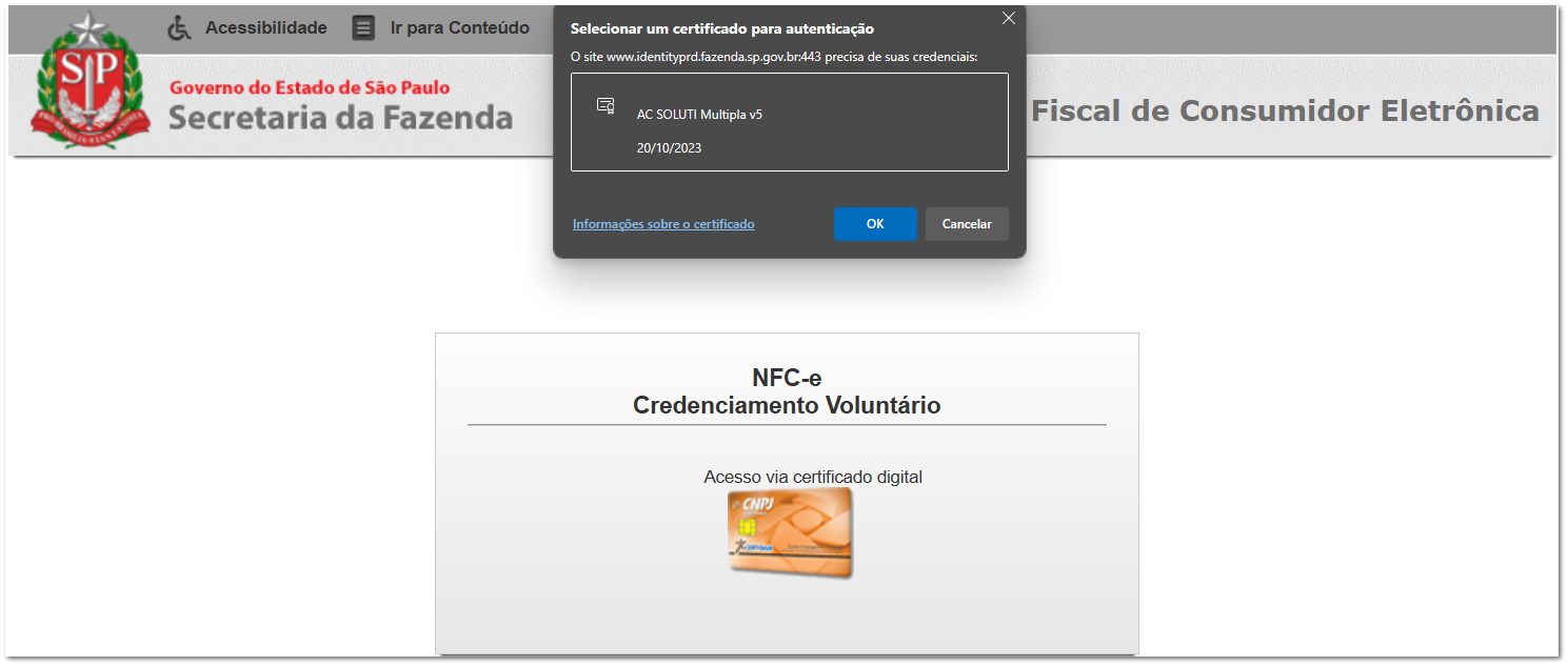 6.17. Gerar Código de Segurança e Token - SP