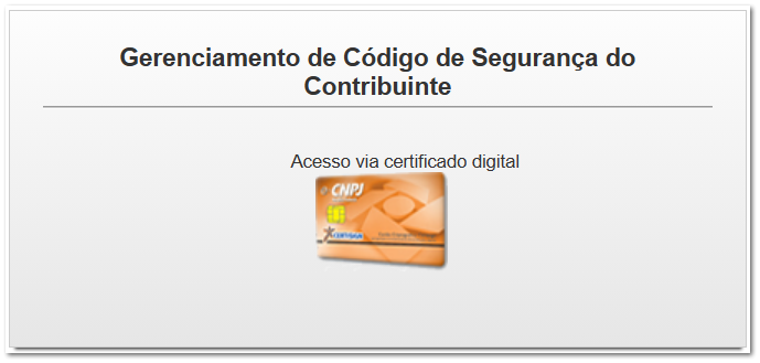 6.17. Gerar Código de Segurança e Token - SP