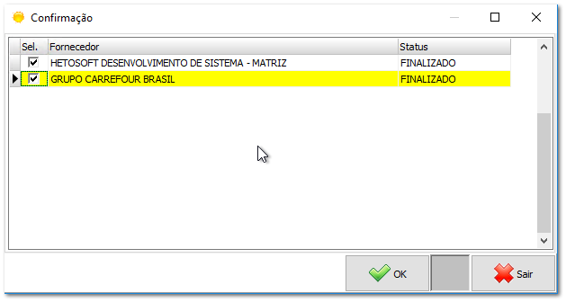 6.13.4. Gerar resultados da cotação