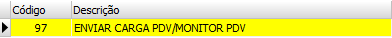 2. 97 - Enviar carga PDV/Monitor PDV