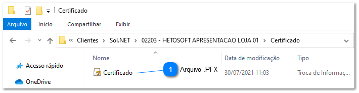 6.3.2. Localizar pasta do cliente
