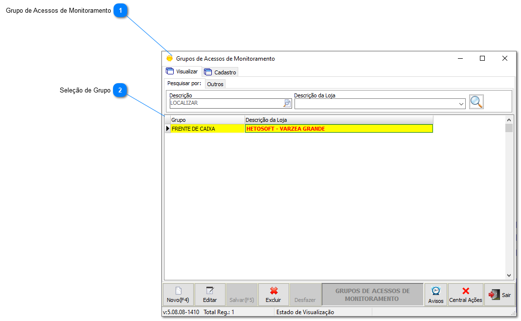 4.5.3. Permissões e Monitoramento