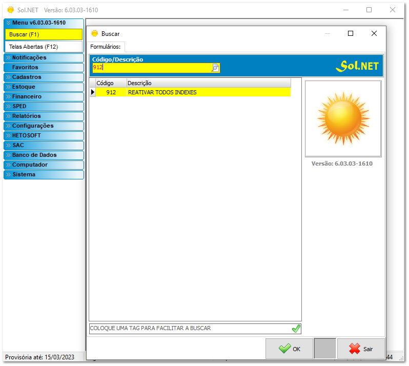 6.5.3. Reavaliar Index