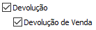 1. Devolução / Devolução de venda