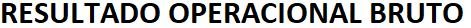 3. Resultado Operacional Bruto: Receita Líquida - Deduções da Receita Líquida