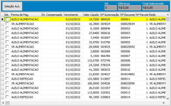 1. Registros do Sistema