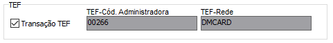 4. Transação TEF