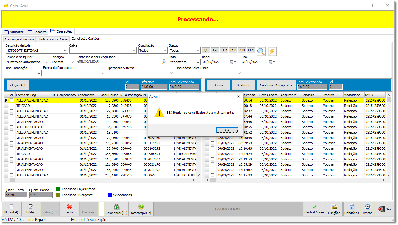 4.3.5. Salva Lucro - Funcionalidade