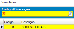 2. Tela: 38 - Séries e Filiais