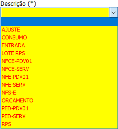 2. Seleção de Séries para cadastro 