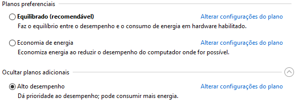 1. Plano  Preferenciais