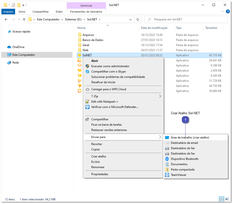 2.1. Sol.NET - Instalação padrão