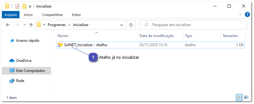 2.1. Sol.NET - Instalação padrão