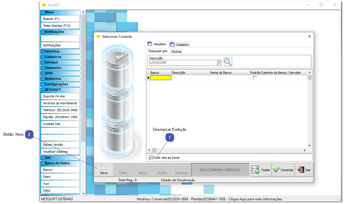 2.1. Sol.NET - Instalação padrão