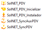 1. Executáveis do sistema Sol.NET_PDV