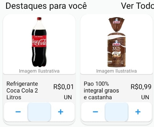 2. Destaque de produtos