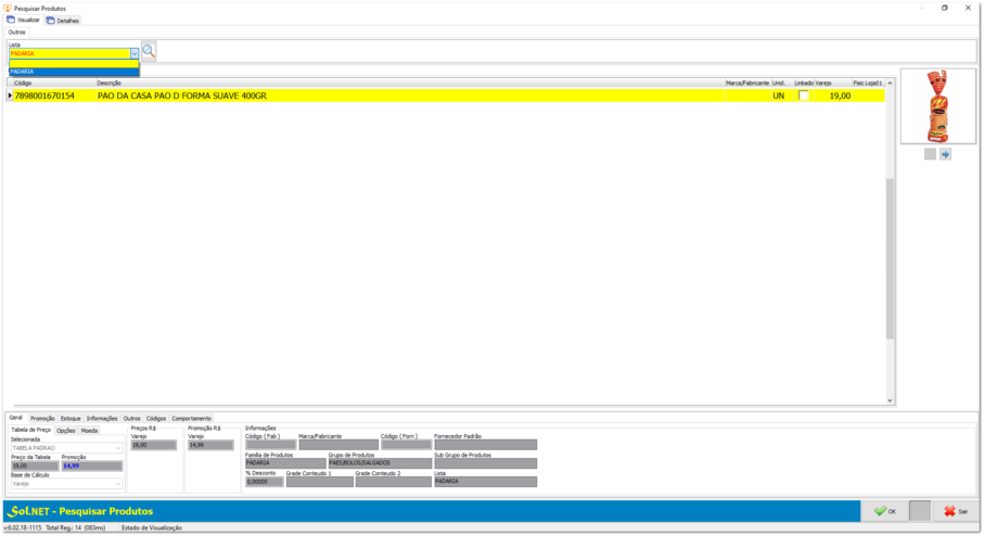 2.2.2.2. Teclado: Funcionalidades no PDV